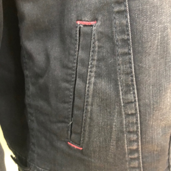 True Religion Men's Size 2XL Black Jean Jacket - Picture 7 of 13